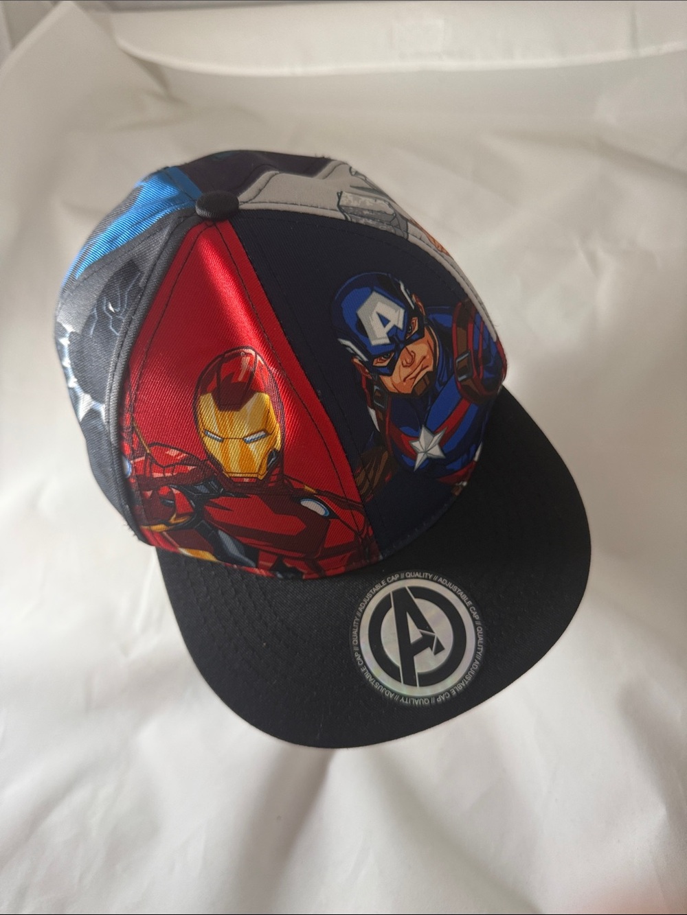 Marvel Kids Avengers Snapback Hat - Red, Blue, Black